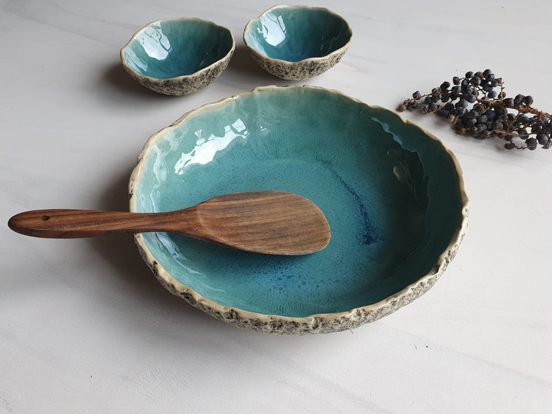 Fruit bowl Turquoise Seconds
