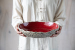 Pottery fruit bowl Ceramic centrepiece