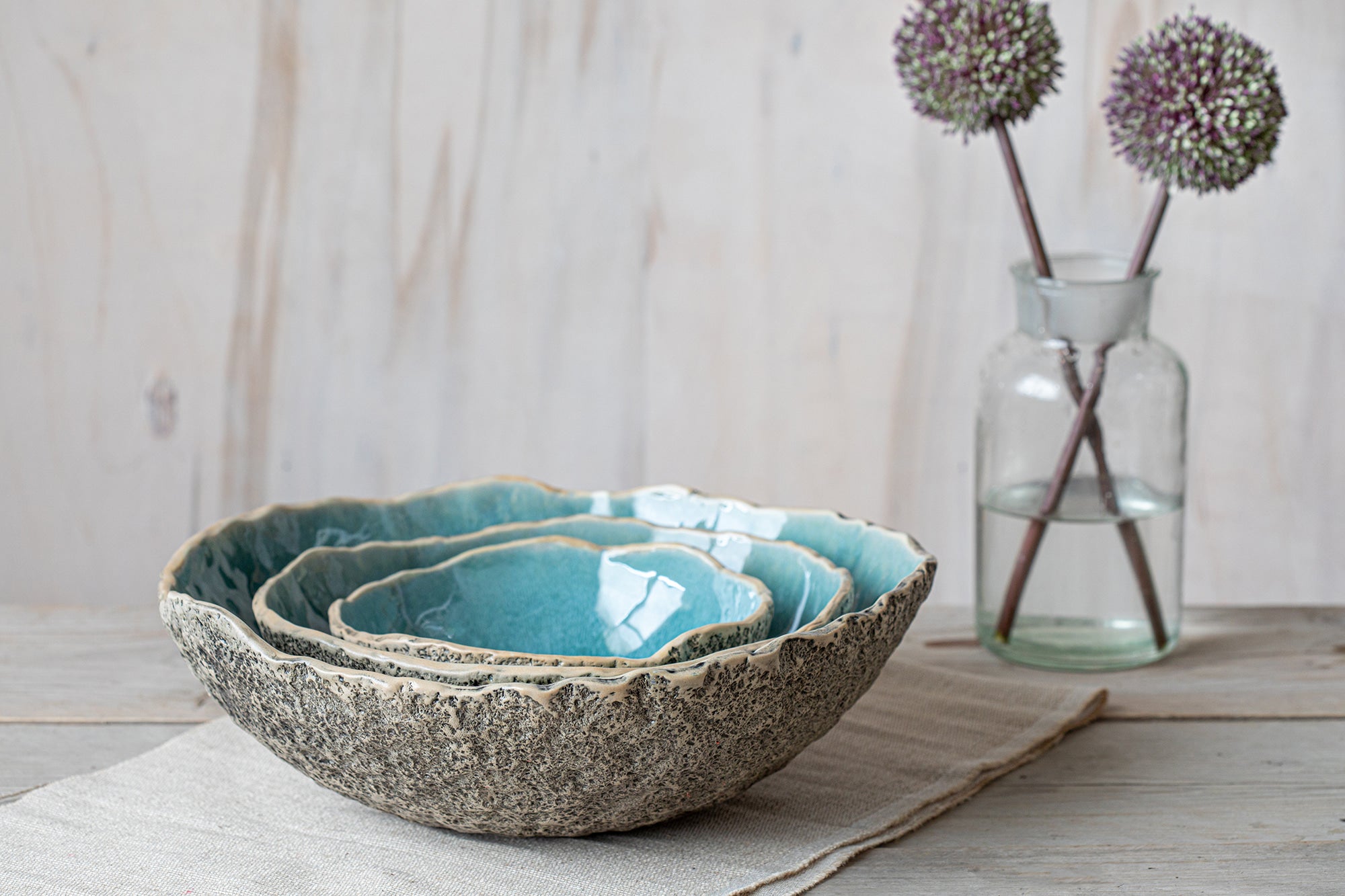 Large nesting bowl set Handmade ceramics – Kari Ceramics