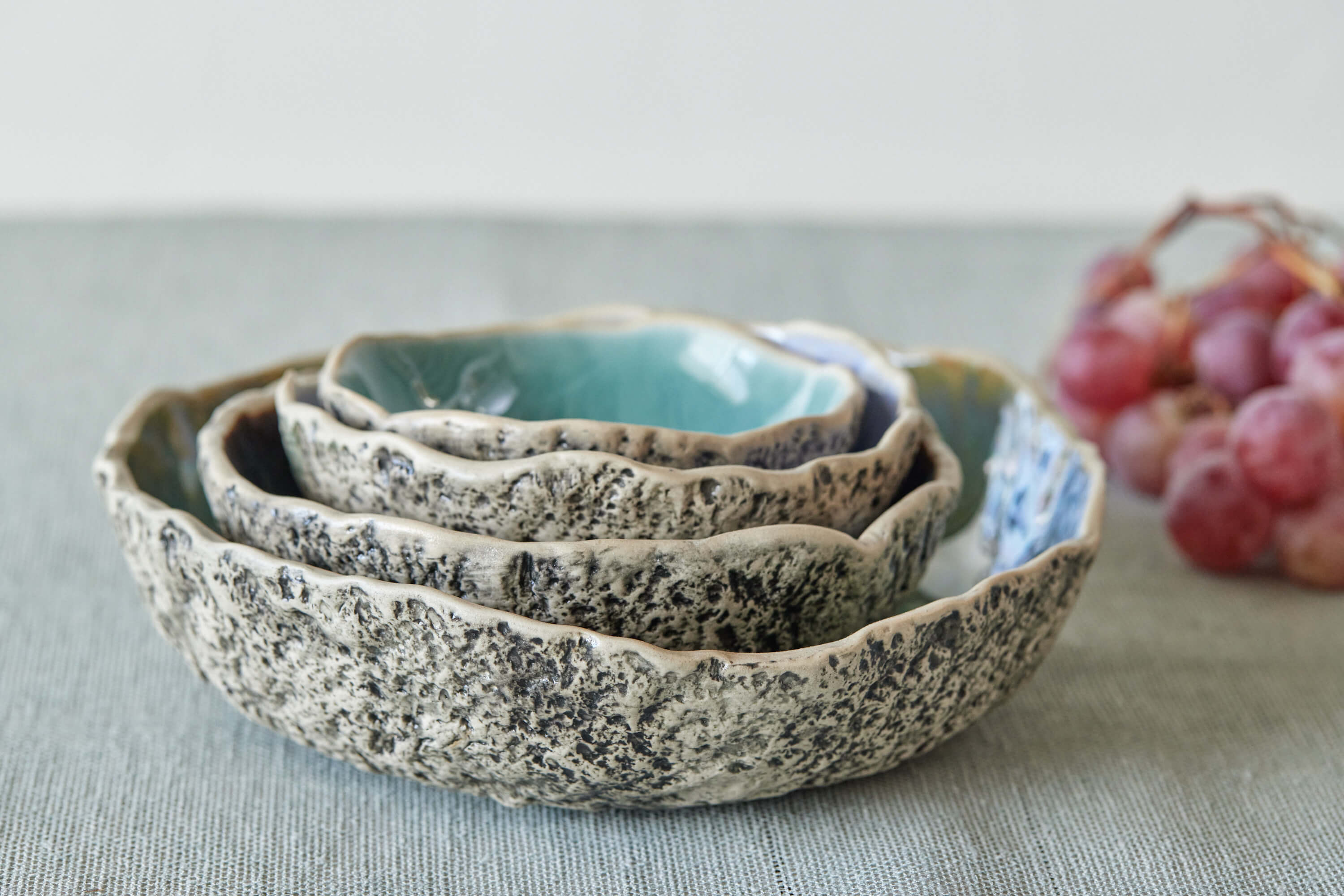 Large nesting bowl set Handmade ceramics – Kari Ceramics