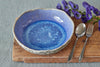 handmade ceramic poke bowl with organic shapes