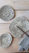 Plate set of 3 "Organic Stone"
