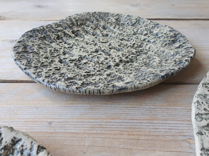Plate set of 3 "Organic Stone"