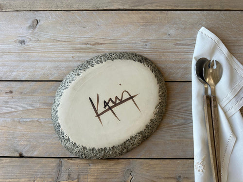 Oval serving plate “Fierce”- seconds