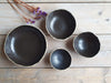 Black nesting bowls - seconds