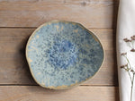 Plate "Blue Crystals"