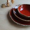 Playful Red set 3 bowls