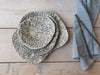 Plate set of 3 "Organic Stone"
