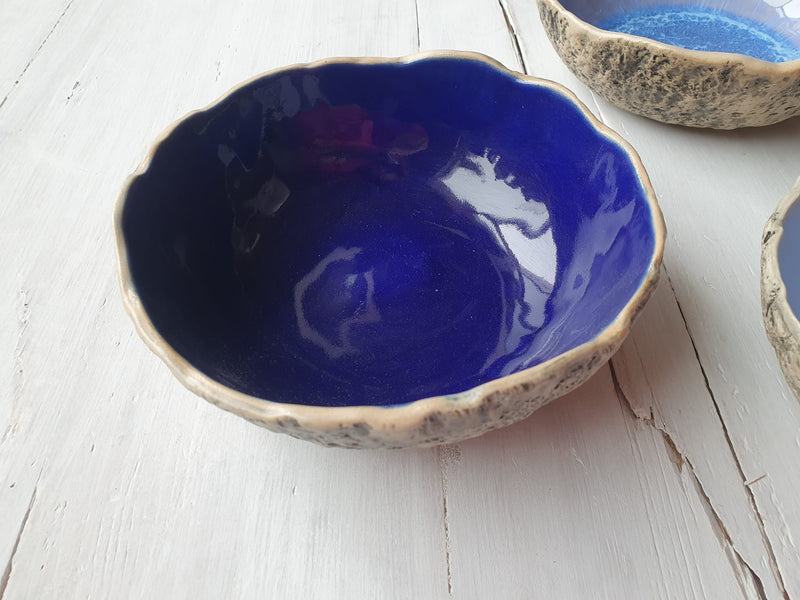 Cobalt set 3 bowls - seconds