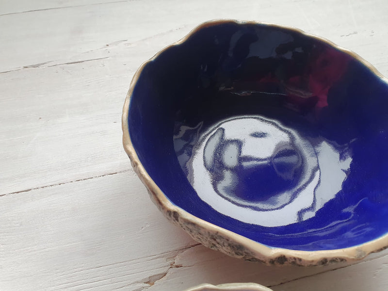 Cobalt set 3 bowls - seconds