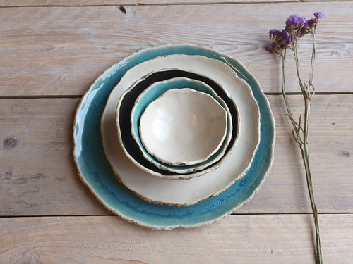 Seconds dinner set Turquoise