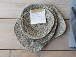 Plate set of 3 "Organic Stone"