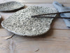 Plate set of 3 "Organic Stone"