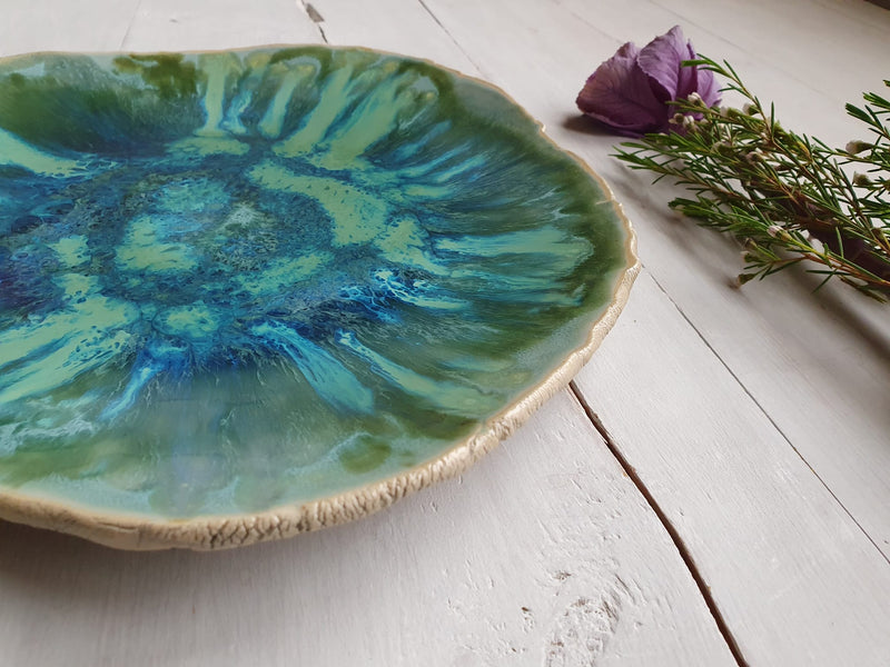 Handmade ceramic art piece