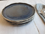 Set of 4 Midnight Blue plates