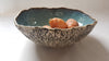 Rustic Ceramic Fruit bowl with cactus fruits