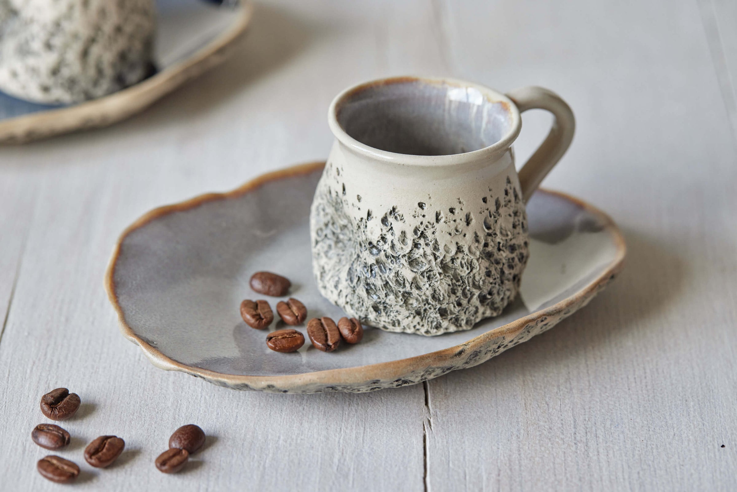 Crafty Like a Fox: Handpainted Espresso Cups - Crumb: A Food Blog