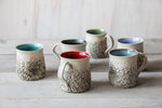 Stoneware pottery mugs Handcrafted mugs