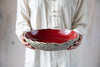 Art centrepiece fruit bowl Ceramic centrepiece
